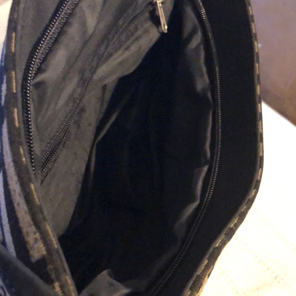 Black and gold shoulder bag - Picture 5 of 6